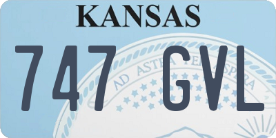 KS license plate 747GVL