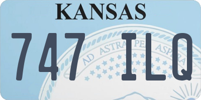 KS license plate 747ILQ
