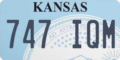 KS license plate 747IQM