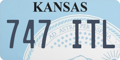 KS license plate 747ITL