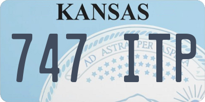KS license plate 747ITP