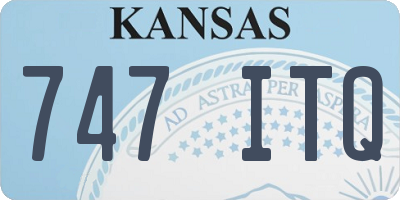 KS license plate 747ITQ