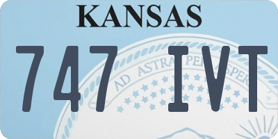 KS license plate 747IVT