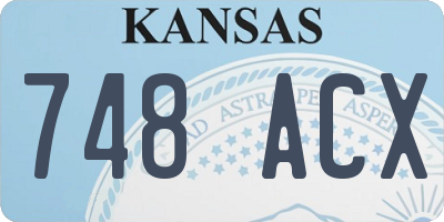 KS license plate 748ACX