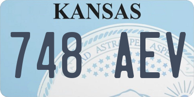 KS license plate 748AEV