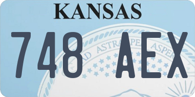 KS license plate 748AEX