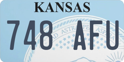 KS license plate 748AFU