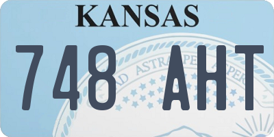 KS license plate 748AHT