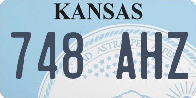 KS license plate 748AHZ