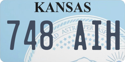 KS license plate 748AIH