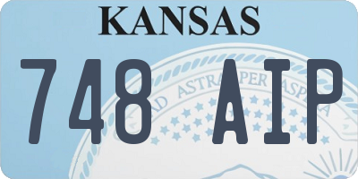 KS license plate 748AIP