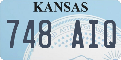 KS license plate 748AIQ