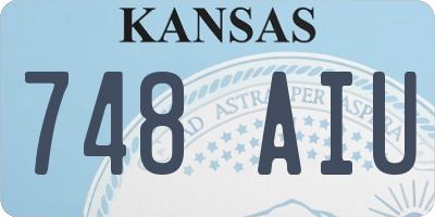 KS license plate 748AIU
