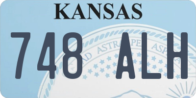 KS license plate 748ALH