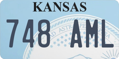 KS license plate 748AML