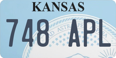 KS license plate 748APL