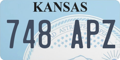 KS license plate 748APZ