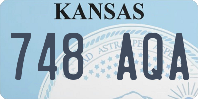 KS license plate 748AQA