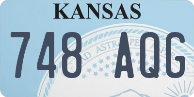 KS license plate 748AQG
