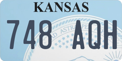 KS license plate 748AQH