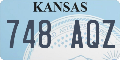 KS license plate 748AQZ