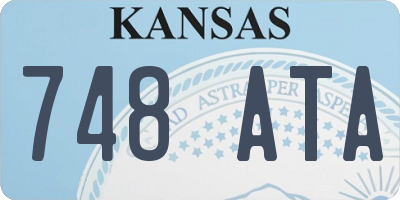 KS license plate 748ATA