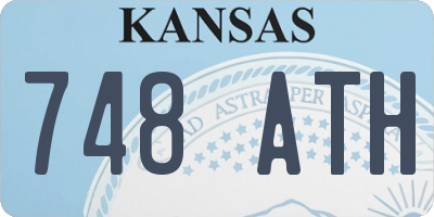 KS license plate 748ATH