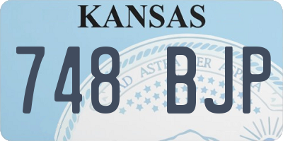 KS license plate 748BJP