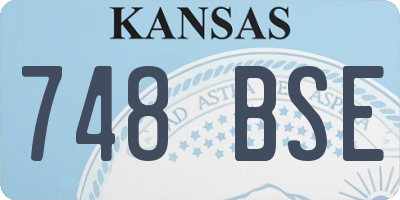 KS license plate 748BSE