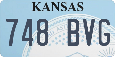 KS license plate 748BVG
