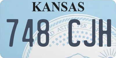 KS license plate 748CJH