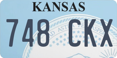 KS license plate 748CKX