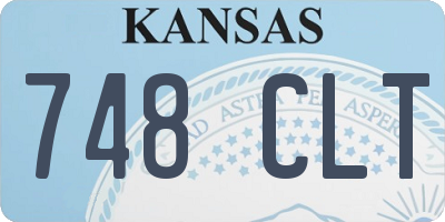 KS license plate 748CLT