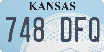 KS license plate 748DFQ