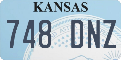 KS license plate 748DNZ
