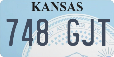 KS license plate 748GJT