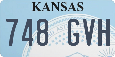 KS license plate 748GVH