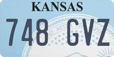 KS license plate 748GVZ