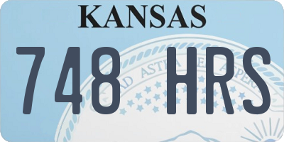 KS license plate 748HRS