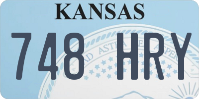KS license plate 748HRY