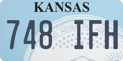 KS license plate 748IFH