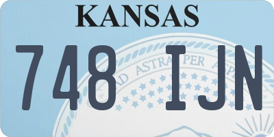 KS license plate 748IJN