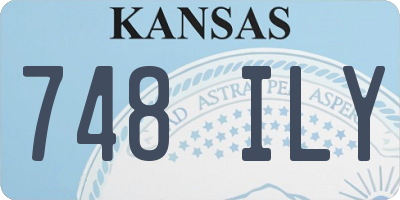 KS license plate 748ILY