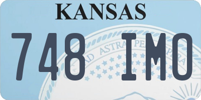 KS license plate 748IMO