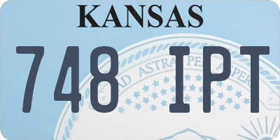 KS license plate 748IPT