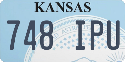 KS license plate 748IPU