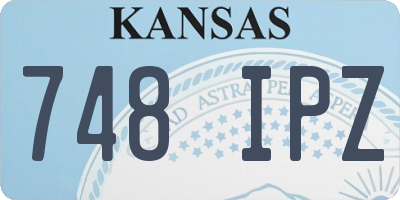 KS license plate 748IPZ