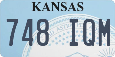 KS license plate 748IQM