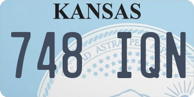 KS license plate 748IQN