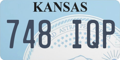 KS license plate 748IQP